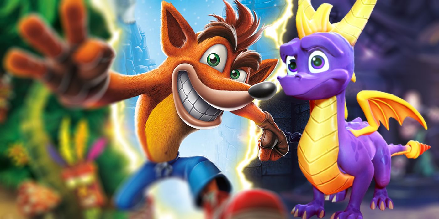Crash Bandicoot and Spyro the Dragon