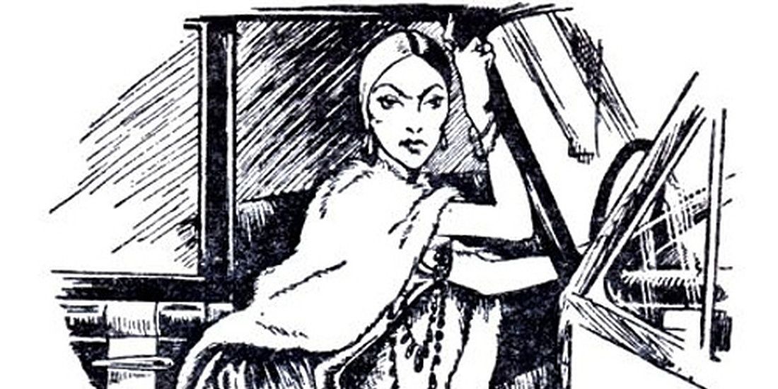 Cruella as she appears in the books
