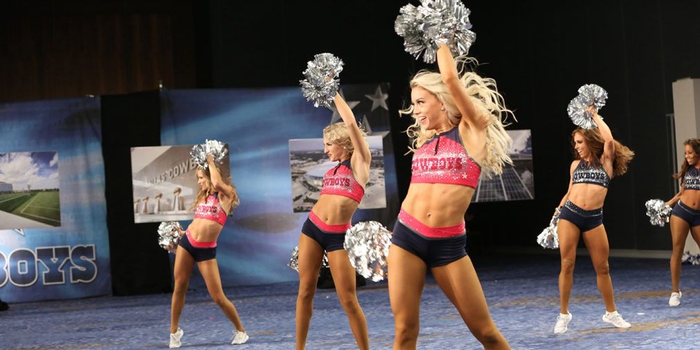 Contestants show their skills in Dallas Cowboys Cheerleaders: Making the Team
