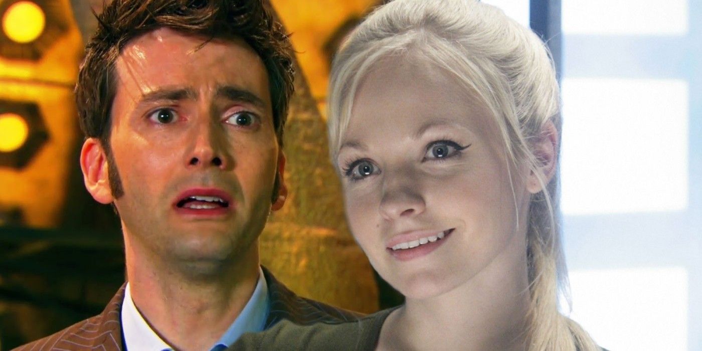 David Tennant as Tenth and Georgia Moffett as Jenny in Doctor Who