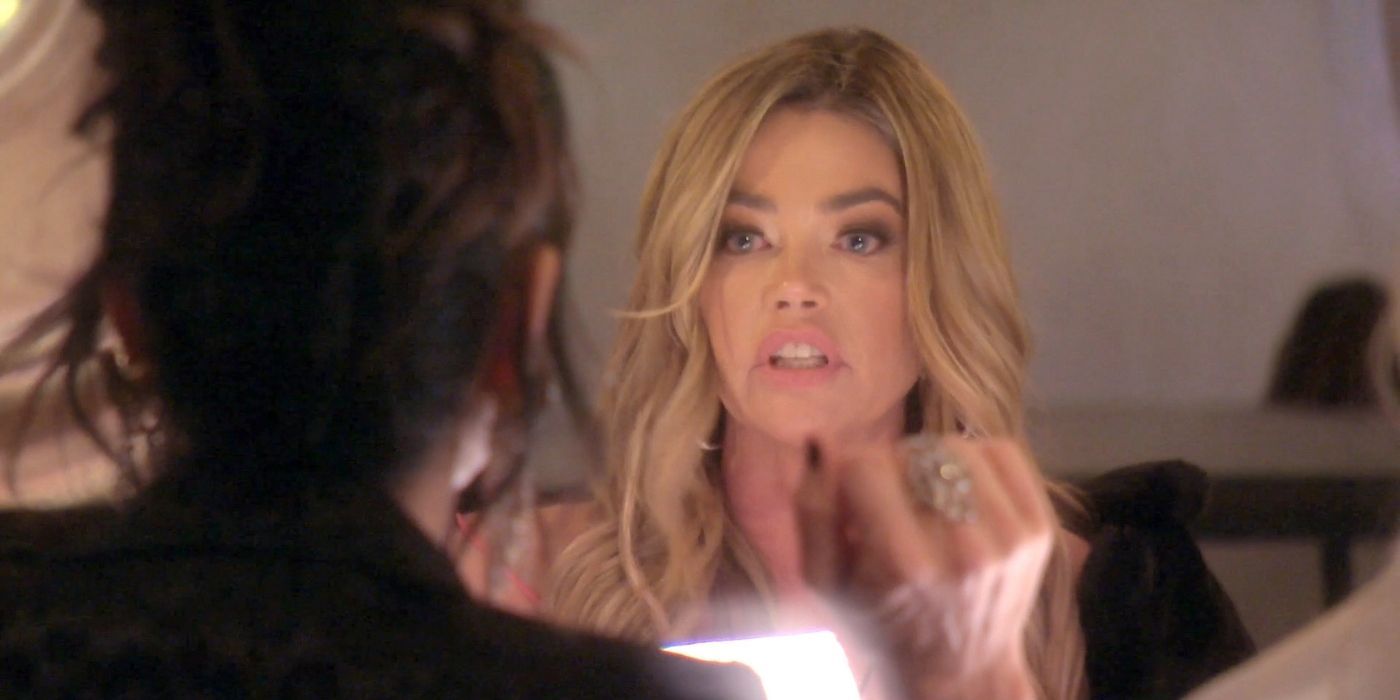 Denise Richards breaking he fourth wall on RHOBH