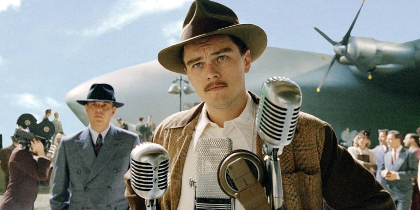 DiCaprio and the Hercules in The Aviator
