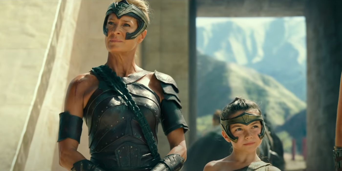 Diana and Antipoe watching the games in Wonder Woman 1984.