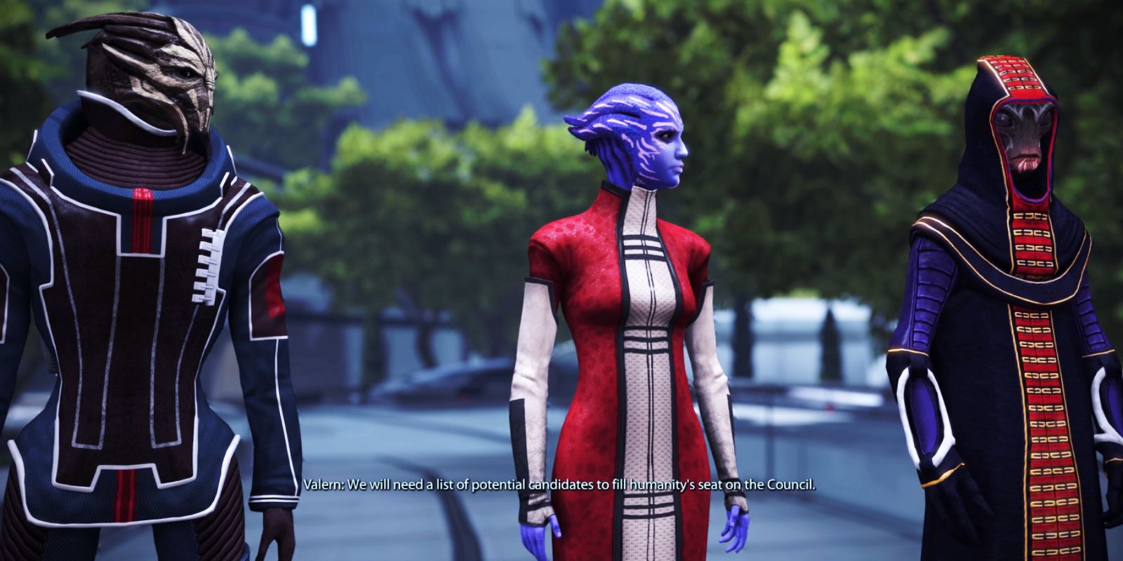 The Council in Mass Effect.