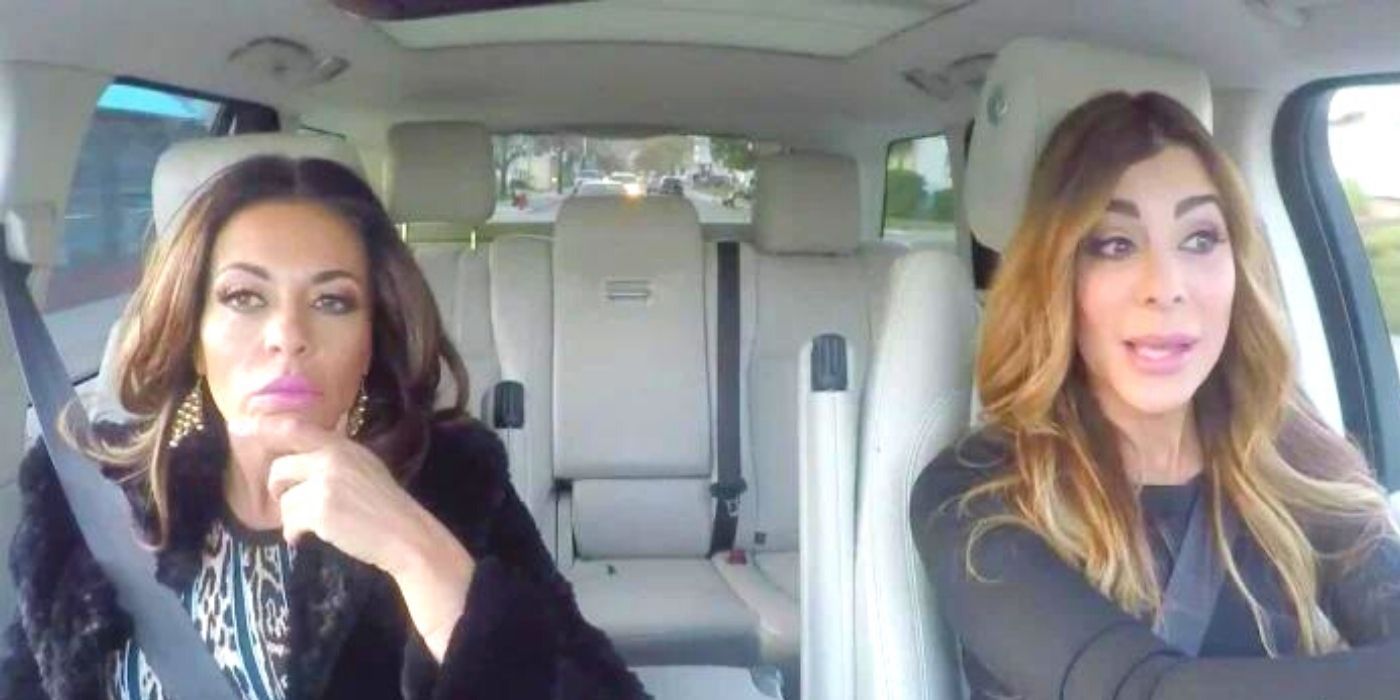 Dolores and Siggy talking about Ladies Night in the car on RHONJ