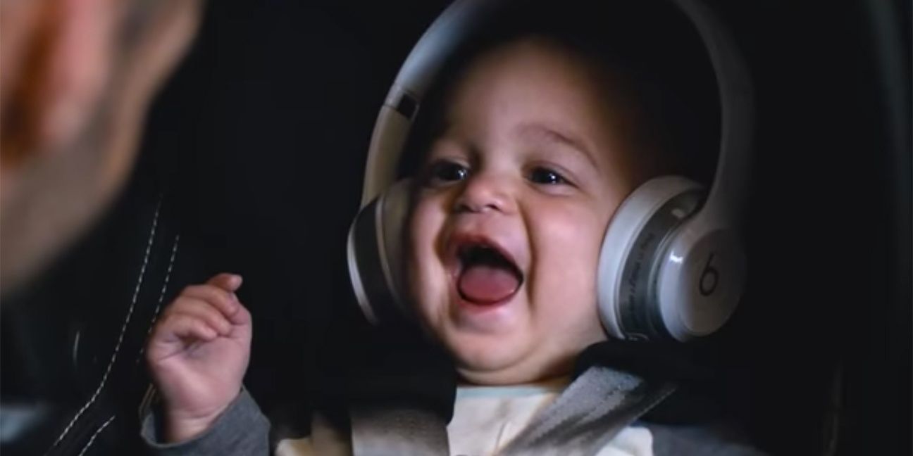 Dominic Toretto's son wears headphones