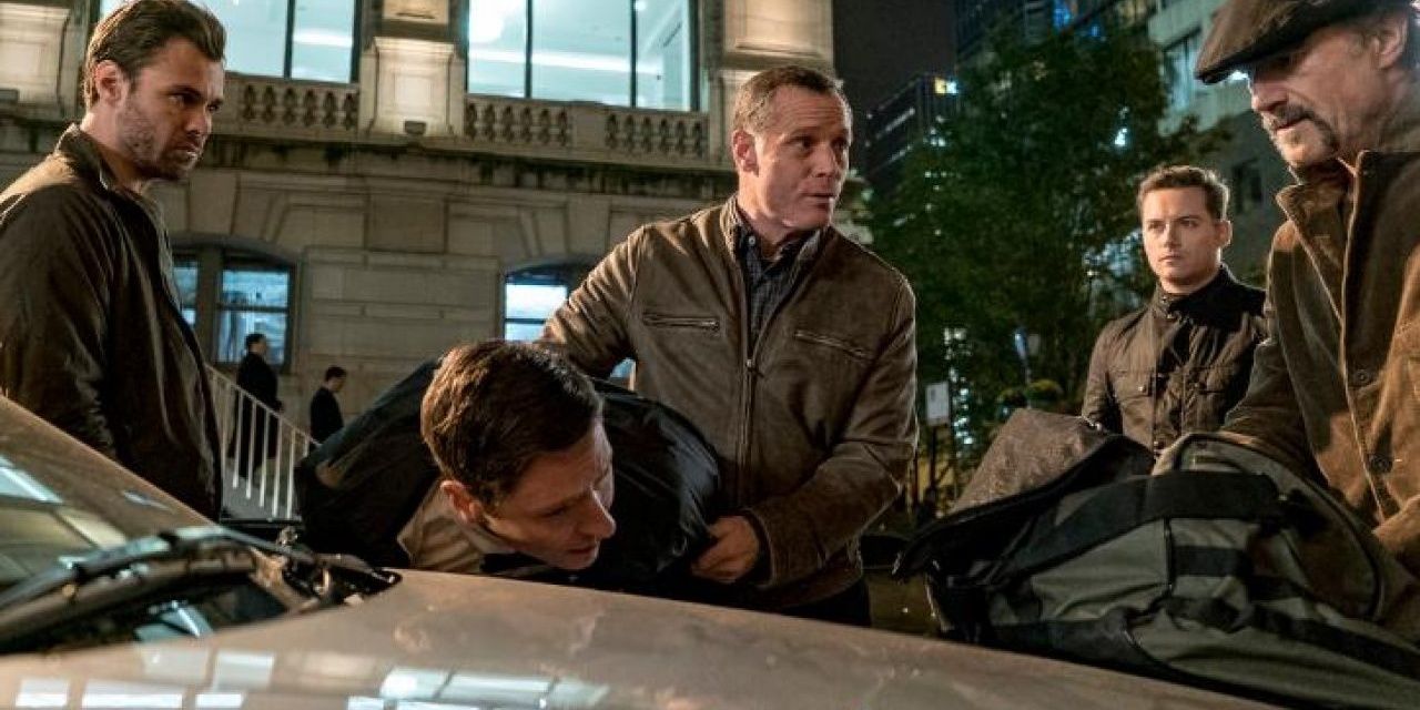 Hank Voight arrests the suspect behind a hit-and-run accident