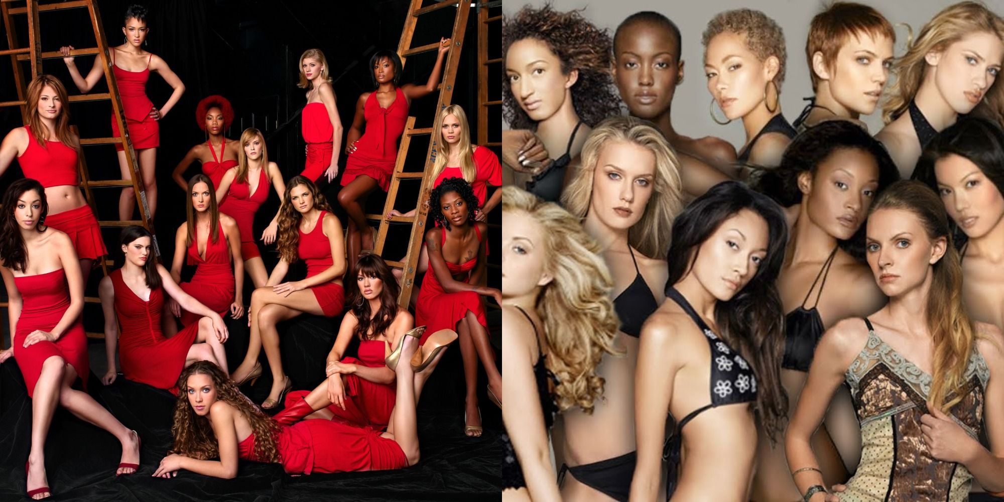 Split image of the cast of Cycles 4 and 6 of ANTM