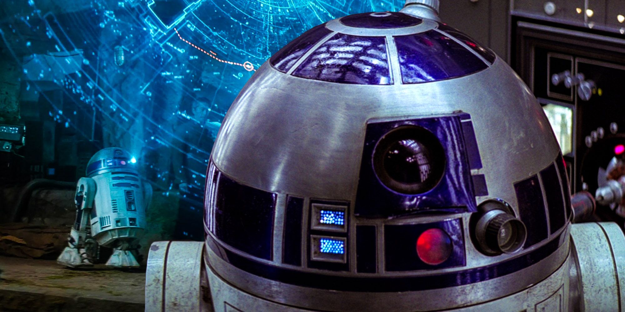 Every Tool And Ability R2D2 Used In Star Wars the force awakens holographic projection