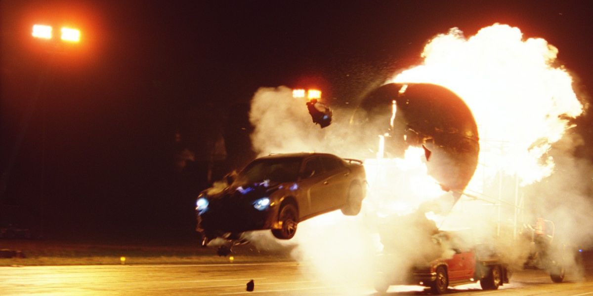 Dom escapes from burning plane in Fast and Furious 6