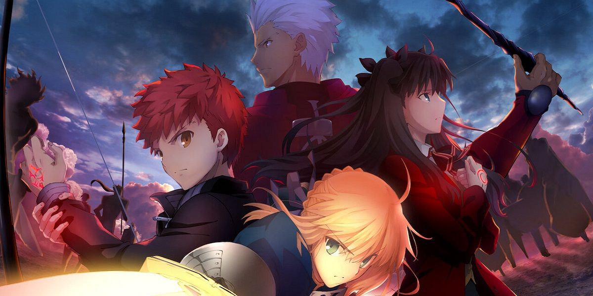 Characters of Fate/Stay Night Unlimited Blade Works amidst the Holy Grail War