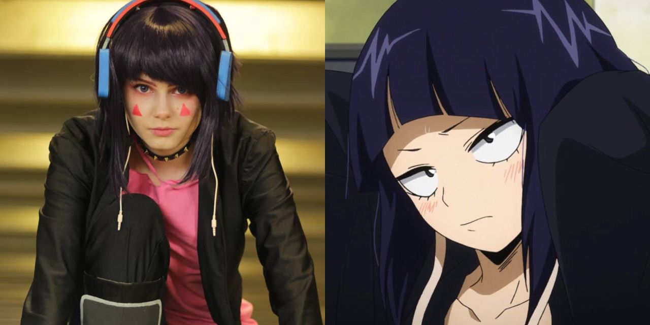 Featured split image of a cosplayer and Kyoka Jiro