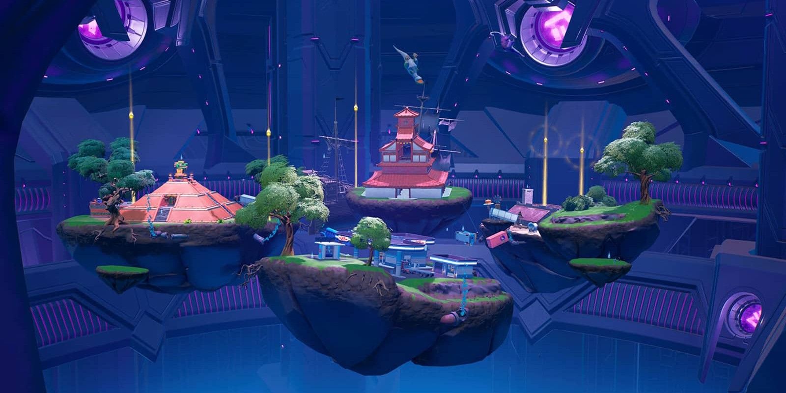 The interior of the Mothership in Fortnite Season 7