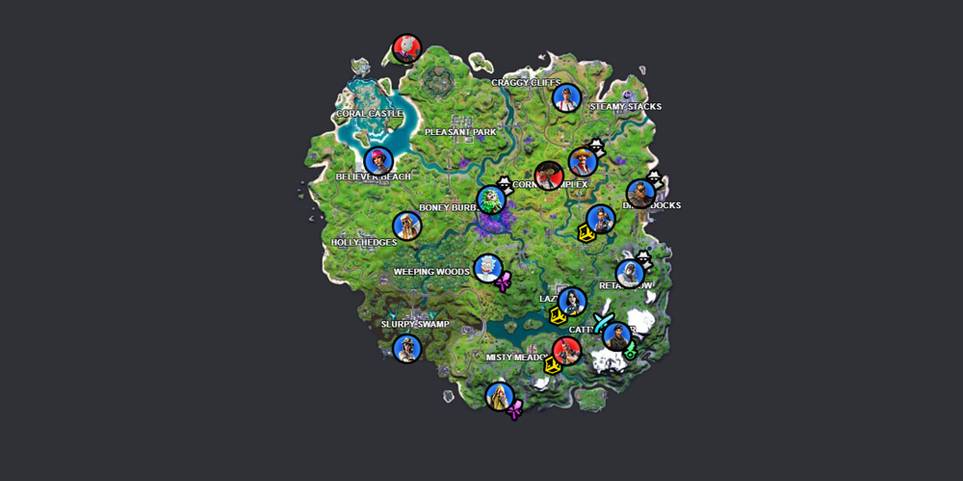 Fortnite Where To Find Every Npc Season 7 Screen Rant Fortnite Where To Find Every Npc Season 7 Screen Rant