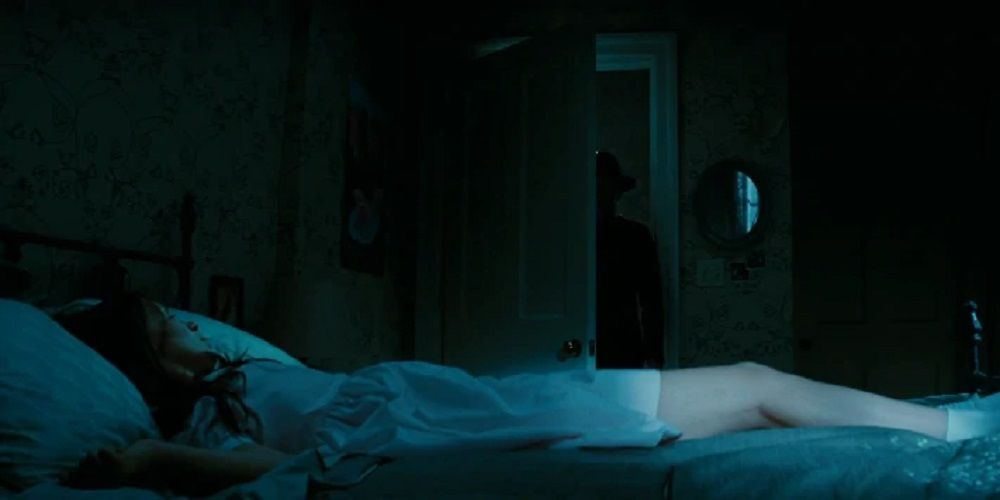Freddy eners Nancy's room in A Nightmare On Elm Street: 2010