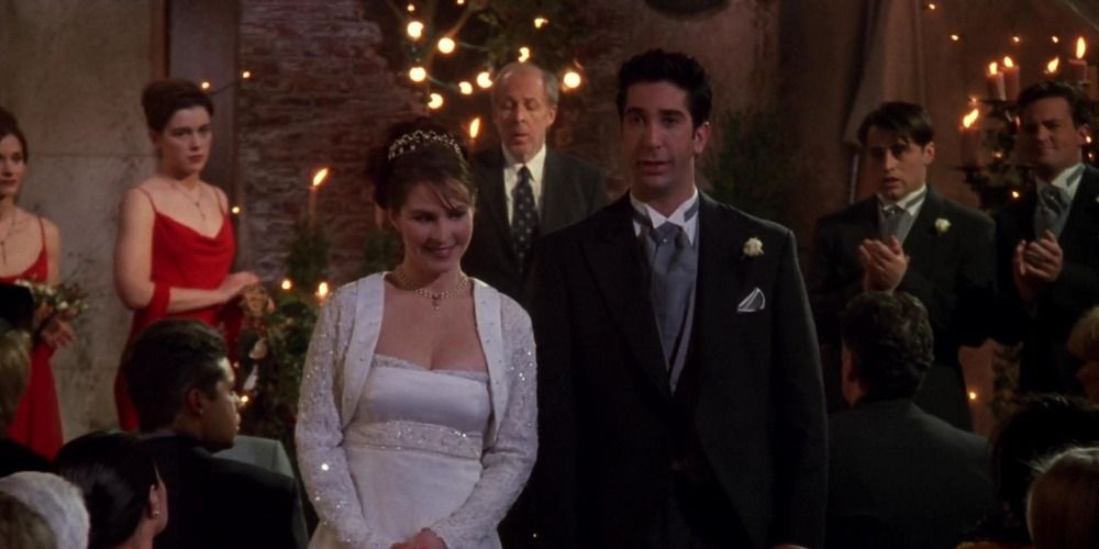 Ross says Rachel's name at his wedding