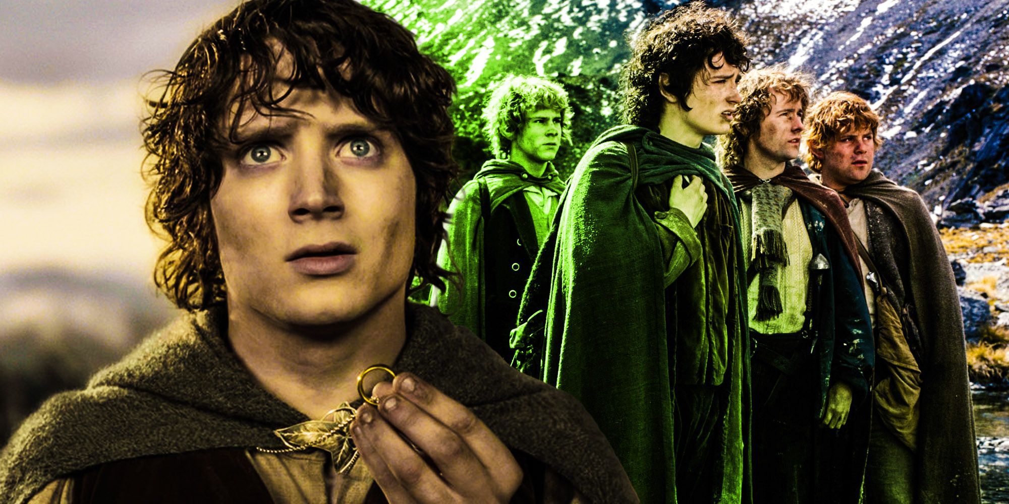 Frodo and the hobbits not corrupted by the one ring lord of the rings