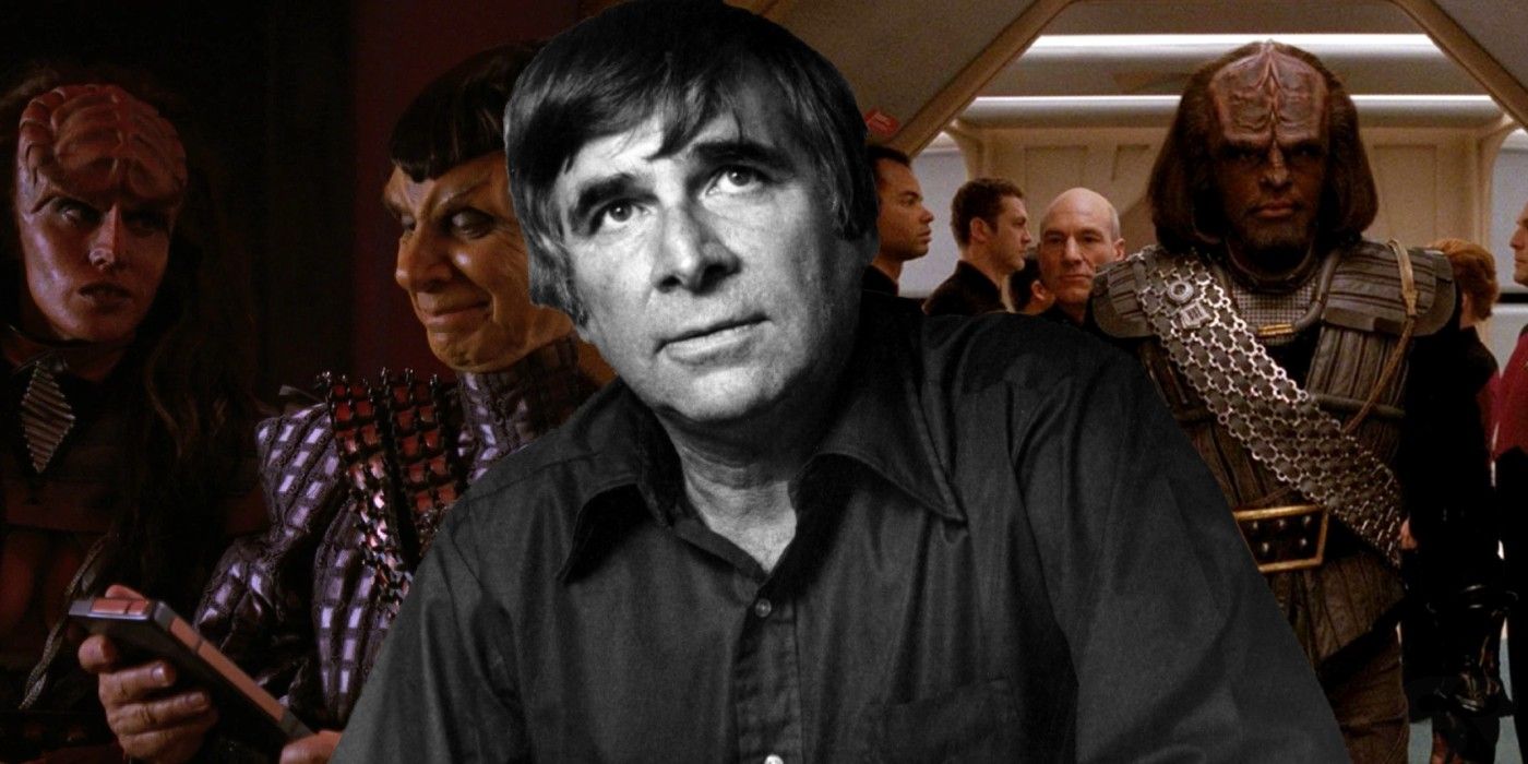 Gene Roddenberry And Cast From The Star Trek The Next Generation Episode Redemption