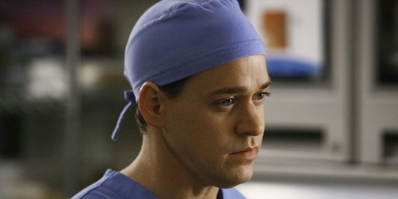 Geroge looks pensive