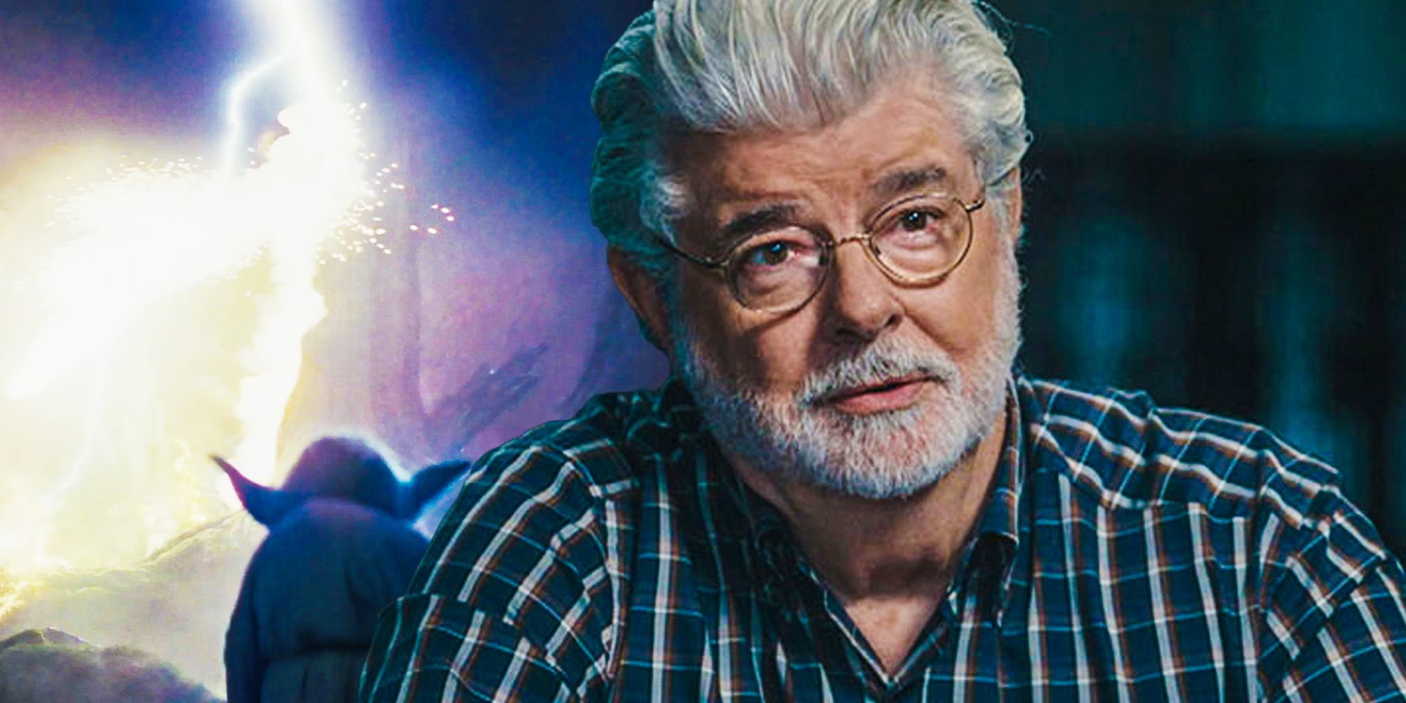 George Lucas revenge of the jedi ending the last jedi yoda force ghost