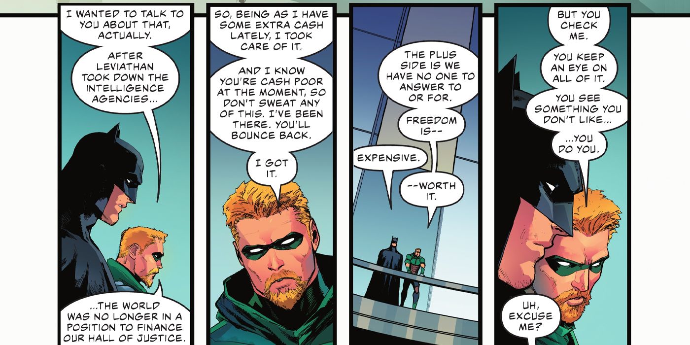 Green Arrow Proves He’s a Better Billionaire Than Batman