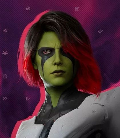 Guardians of the Galaxy Game Poster Gamora TLDR