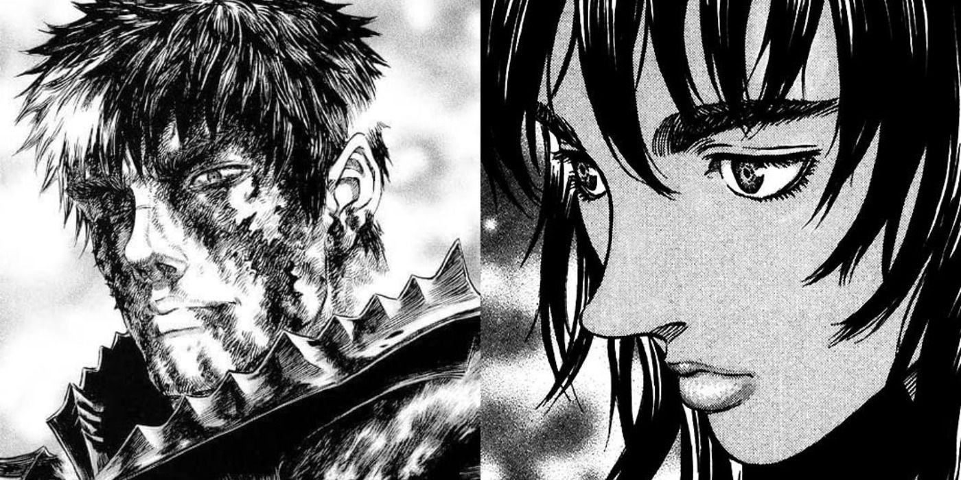 Guts and Casca in the Berserk manga