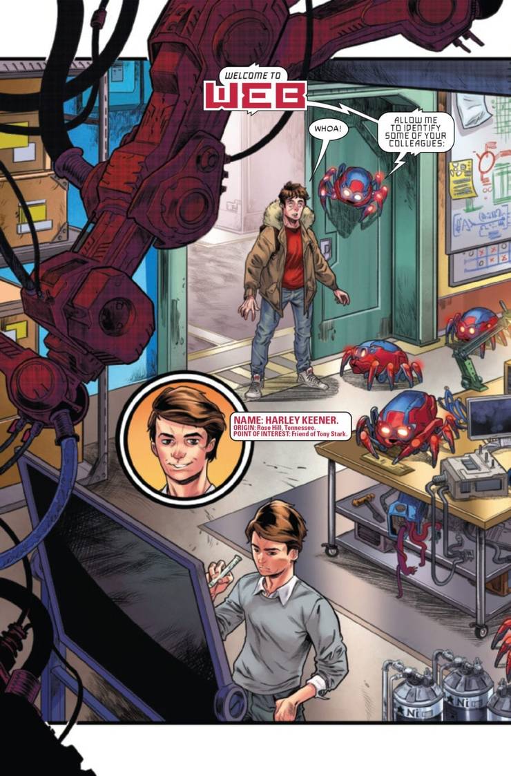 Iron Man 3 's Harley Keener Is Making Comic Debut ! 2 Harley Keener Web of Spider Man.jpg?q=50&fit=crop&w=740&h=1123&dpr=1