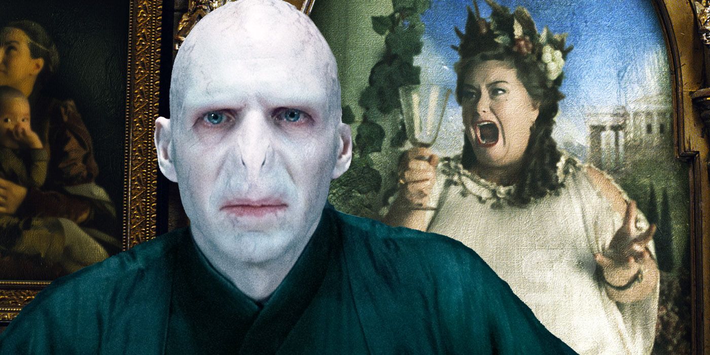 Harry Potter Voldemort portrait Hogwarts explained