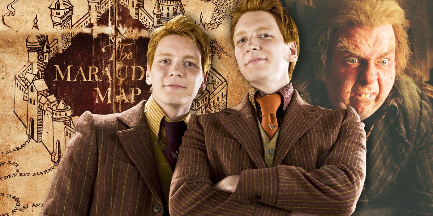 Harry Potter why Fred George not notice Pettigrew Marauders Map