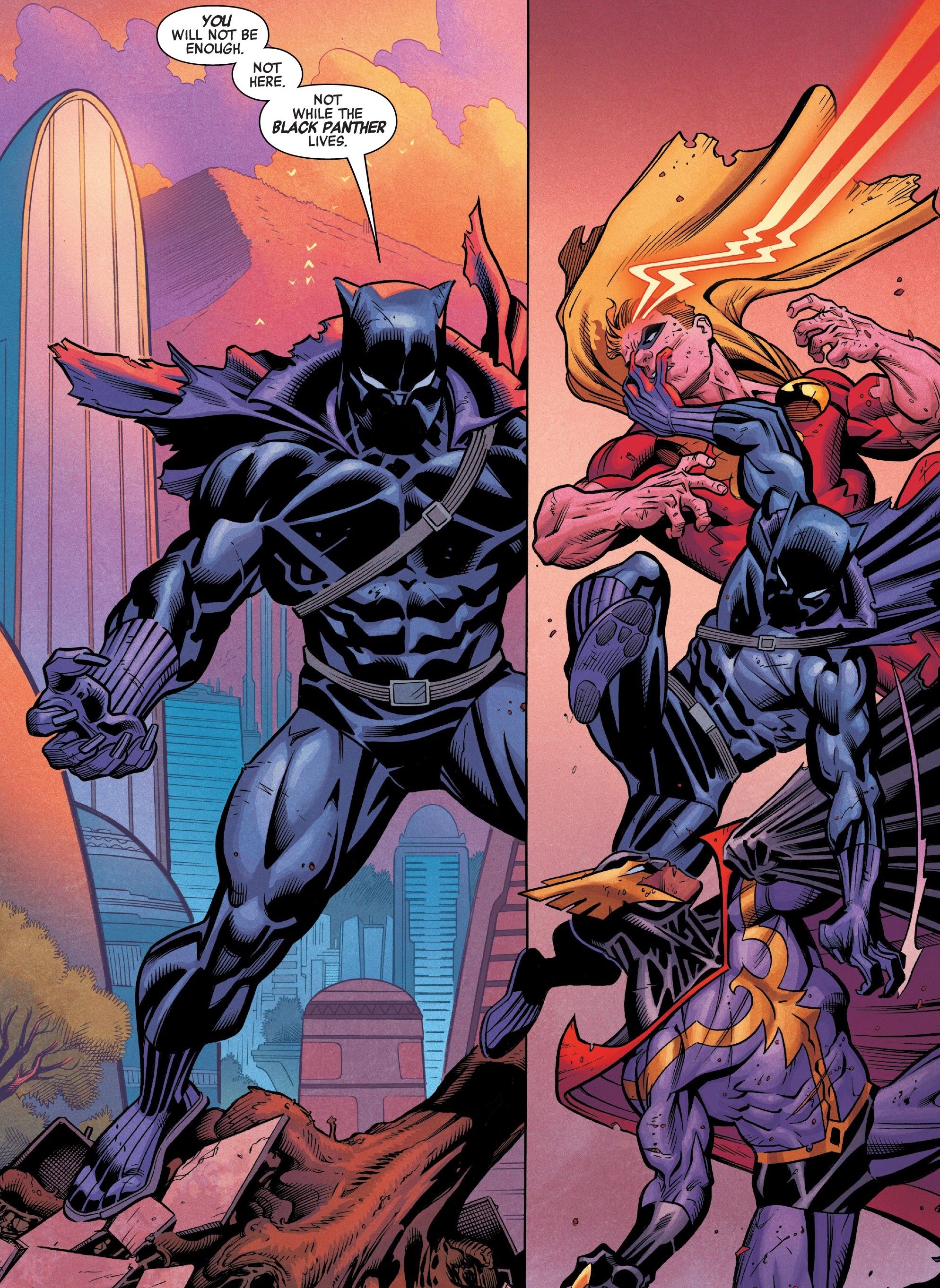 Black Panther Took On Marvel's Flash, Batman, and Superman (And Won)