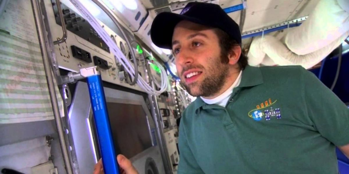 Howard on the Space Station in The Big Bang Theory