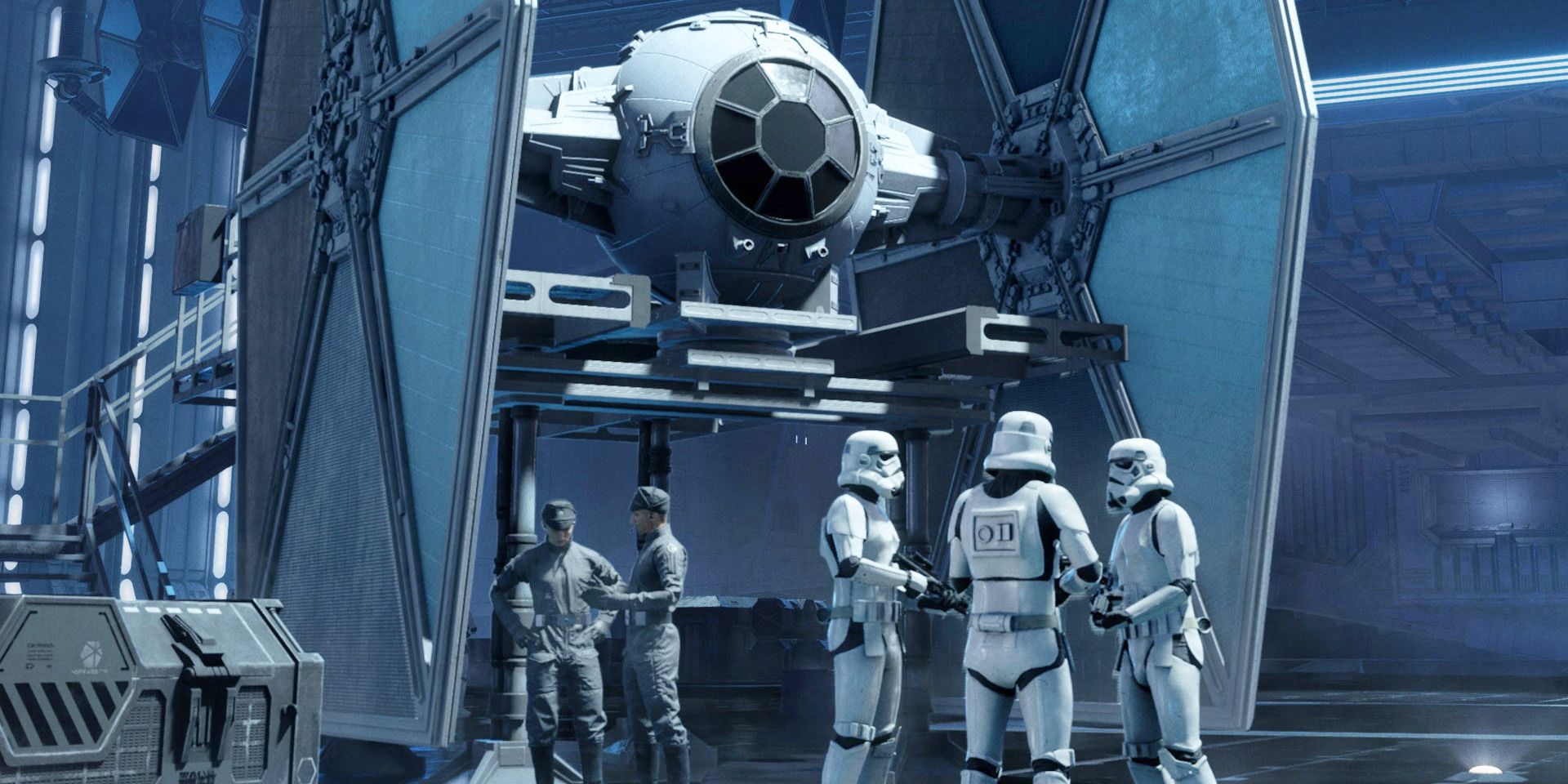 Imperial Hangar in Star Wars Squadrons