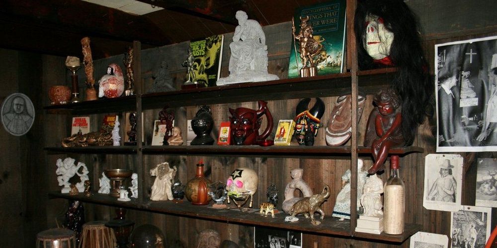 Interiors of the Warren's Museum of the occult