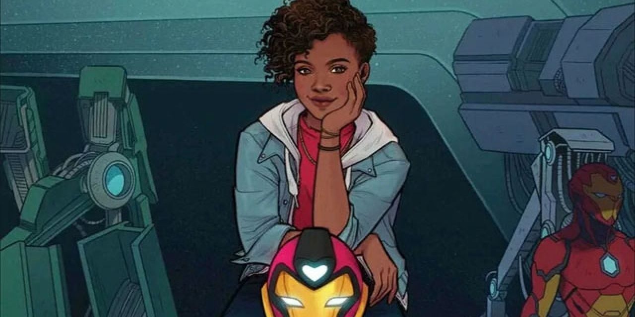 Ironheart smiling in the comics