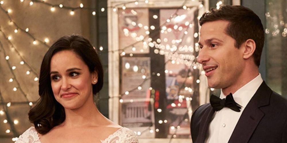 Jake and Amy's wedding in Brooklyn Nine Nine