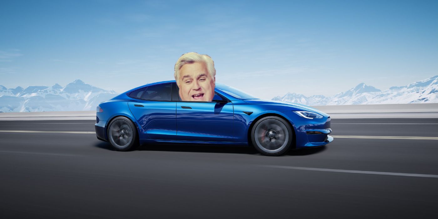 Jay Leno In Tesla Model S Plaid Beats Bugatti Quarter-Mile World Record