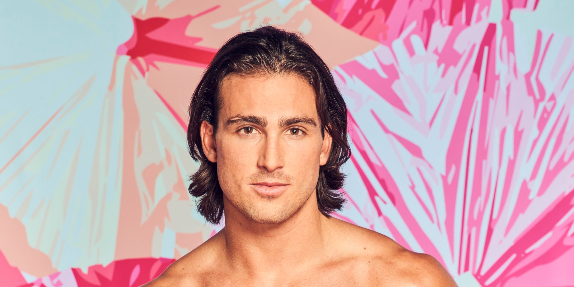 Jeremy Hershberg looking serious for the camera in Love Island USA
