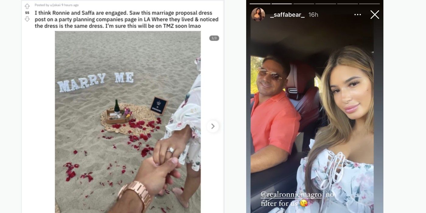Jersey Shore Fans Suspect Ronnie & Saffire Got Engaged Over The Weekend