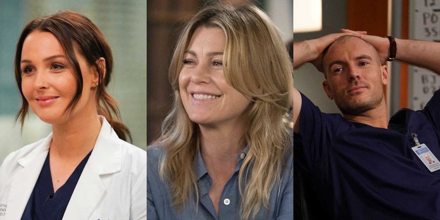 Jo, Meredith, and Cormac in Grey&rsquo;s Anatomy