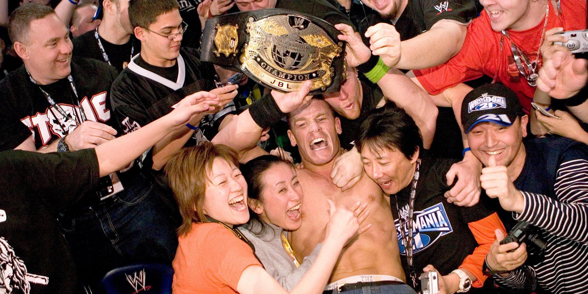 John Cena Wins WWE World Title at WrestleMania 21