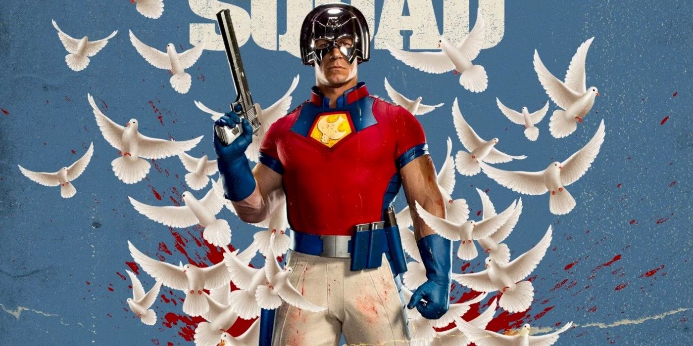 John Cena as Peacemaker on Suicide Squad 2 Poster CROPPED