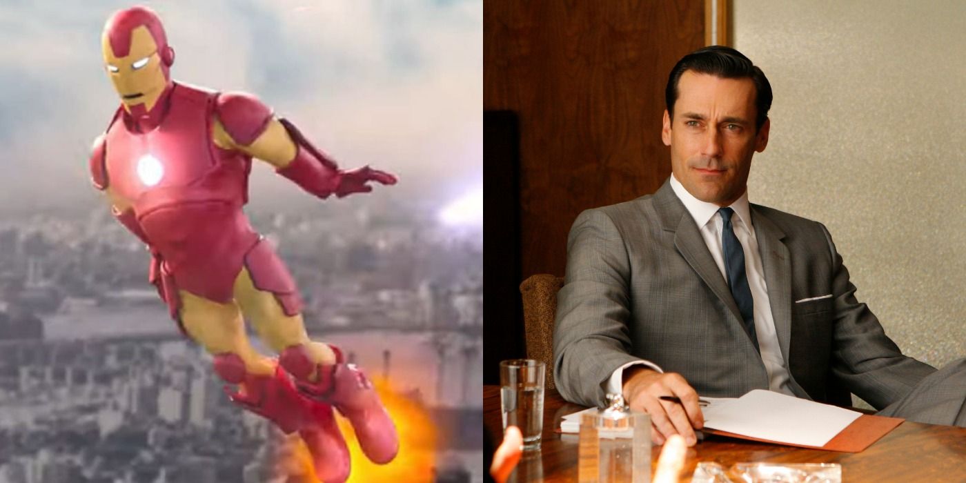 Jon Hamm as Iron Man in MODOK.