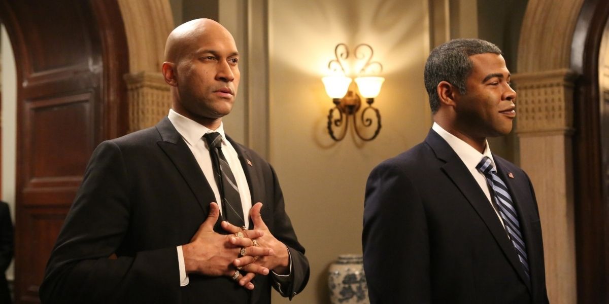 Jordan Peele as President Barack Obama and Keegan-Michael Key as Luther in Key and Peele