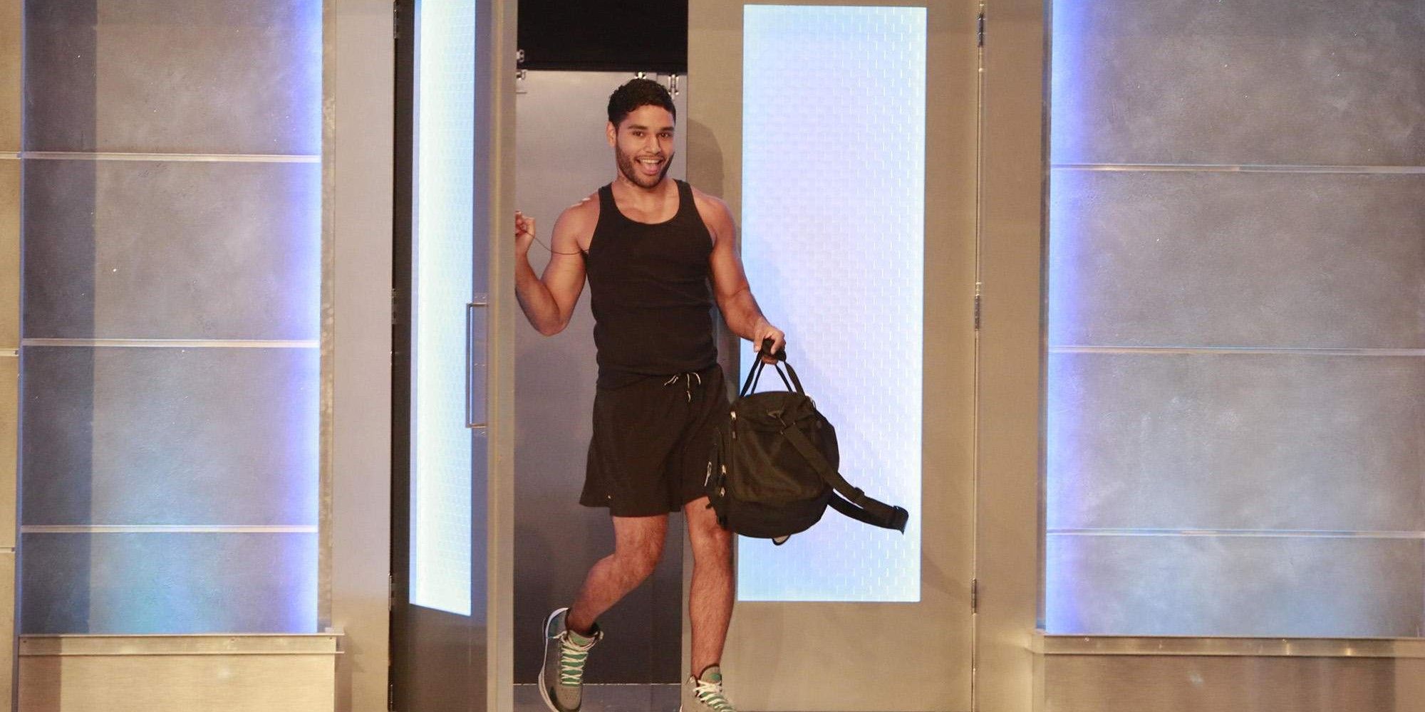 Jozea Flores exits the Big Brother house