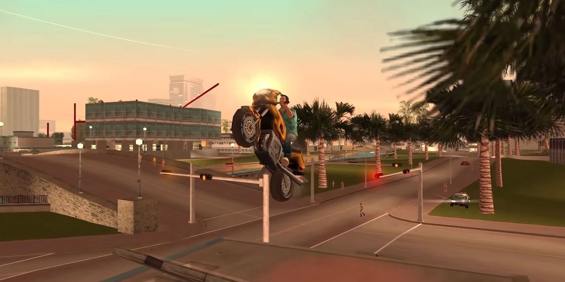 Jumping a Bike in Grand Theft Auto Vice City reVC