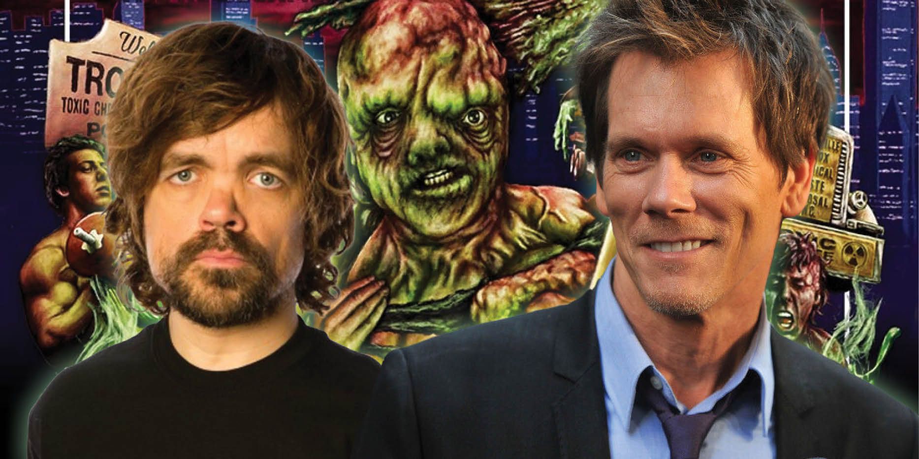 Kevin Bacon &amp; Peter Dinklage in The Toxic Avenger