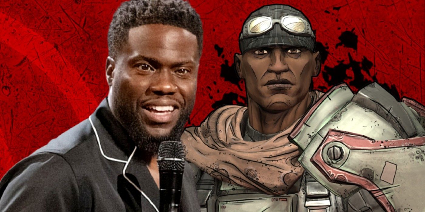 Kevin Hart and Roland in Borderlands collage image