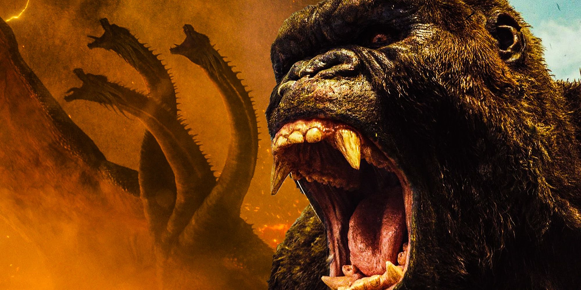 King kong Ghidorah Godzilla king of the monsters monsterverse