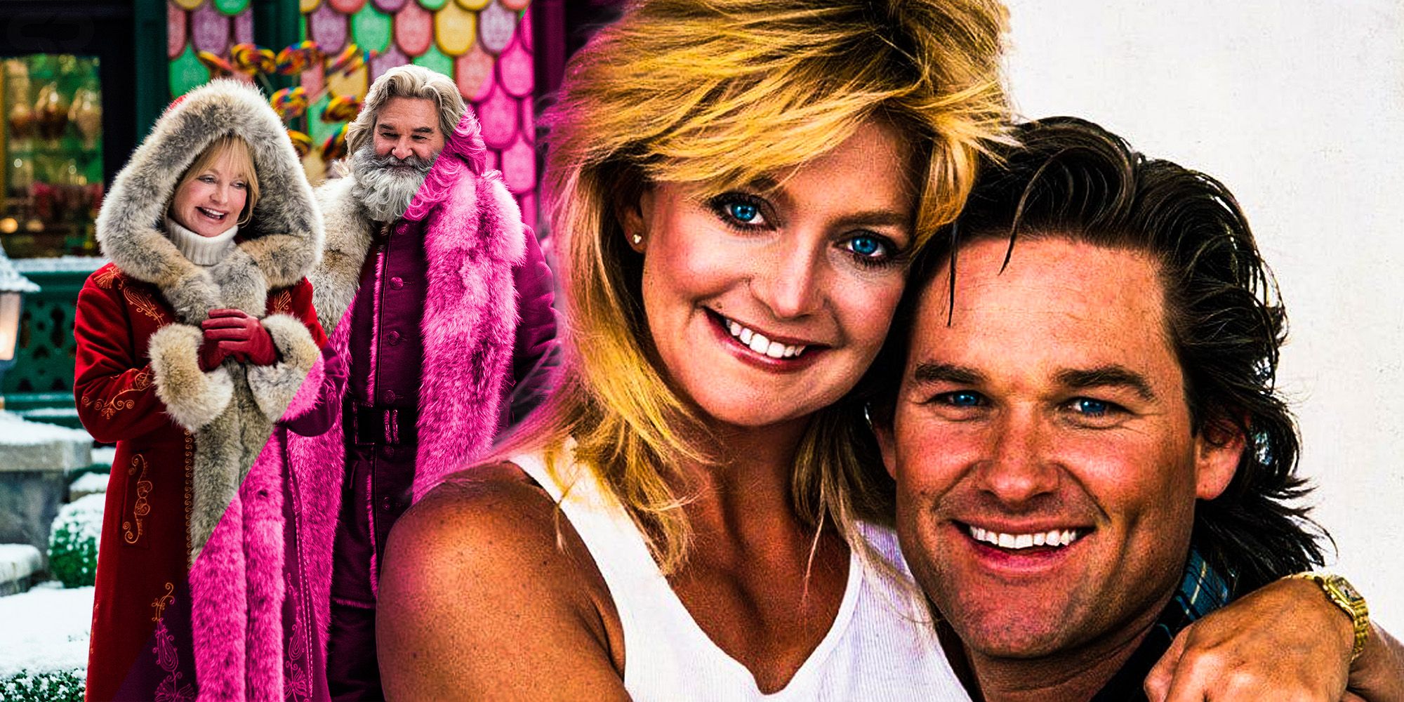 Kurt Russell and Goldie Hawn Overboard the Christmas Chronicles